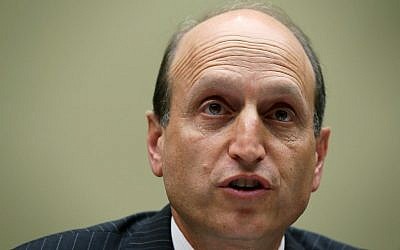 Massachusetts state Sen. Daniel Wolf testifying at a hearing before a U.S. House committee in Washington, July 10, 2012. (photo credit: Alex Wong/Getty/JTA) Massachusetts state Sen. Daniel Wolf testifying at a hearing before a U.S. House committee in Washington, July 10, 2012. (photo credit: Alex Wong/Getty/JTA)