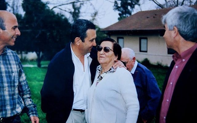 Former prime minister Ehud Barak, center, with his mother, Esther Brog, at kibbutz Mishmar Hasharon, in 1999 (photo credit: Moshe Shai/Flash90) Former prime minister Ehud Barak, center, with his mother, Esther Brog, at kibbutz Mishmar Hasharon, in 1999 (photo credit: Moshe Shai/Flash90)