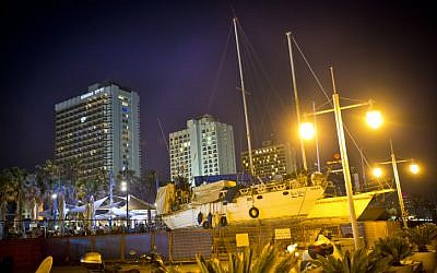Illustrative photo of boats docked at the Tel Aviv marina (photo credit: Moshe Shai/Flash90)