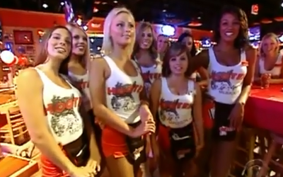 Hooters claims San Diego Mayor Bob Filner doesn't demonstrate proper respect to women. (YouTube)