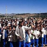 The Jewish Agency-run school in Gondar was the only one in the area with a computer lab -- which was donated to the city, which now runs the school (photo credit: Michal Shmulovich/ToI)
