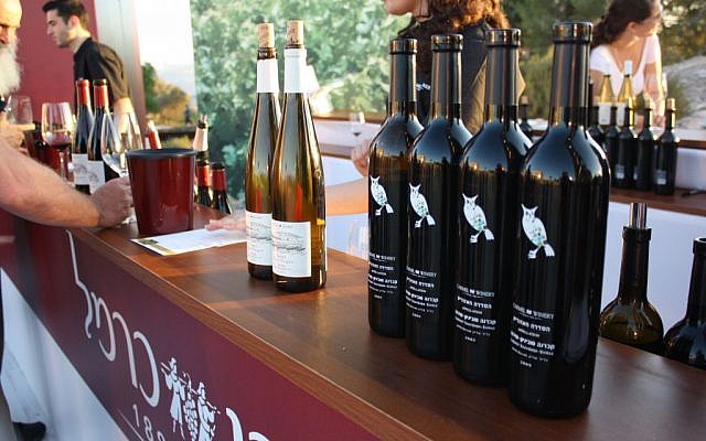 File: Bottles ready to be poured at the tenth annual Israeli Wine Tasting Festival at the Israel Museum (Sarah Sheafer) File: Bottles ready to be poured at the tenth annual Israeli Wine Tasting Festival at the Israel Museum (Sarah Sheafer)