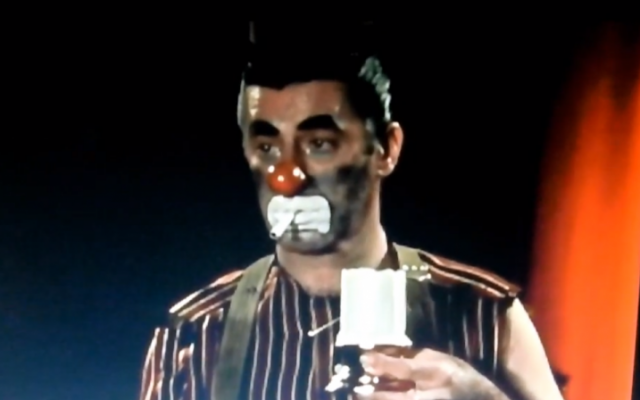 Jerry Lewis in 'The Day the Clown Cried' (photo credit: Screenshot/YouTube) Jerry Lewis in 'The Day the Clown Cried' (photo credit: Screenshot/YouTube)