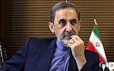 Ali Akbar Velayati, a top adviser to Iran's Supreme Leader Ayatollah Ali Khamenei. (AP Photo/Ebrahim Noroozi)