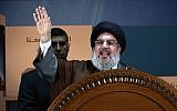 Hezbollah leader Hassan Nasrallah (AP/Hussein Malla)