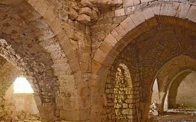 A hall in the recently uncovered Crusader hospital in Jerusalem's Old City (photo credit: Courtesy/Israel Antiquities Authority) A hall in the recently uncovered Crusader hospital in Jerusalem's Old City (photo credit: Courtesy/Israel Antiquities Authority)