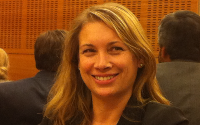 French Sen. Sylvie Goy-Chavent has called in the past for a ban on kosher meat, but sounded a more conciliatory note in her recent interview with the Times of Israel. (Courtesy)