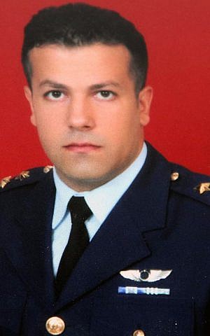 Murat Agca, one of two Turkish pilots kidnapped in Beirut, Lebanon, early Friday, Aug.9, 2013. (photo credit: AP)