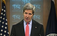 US Secretary of State John Kerry (photo credit: AP/Evan Vucci)