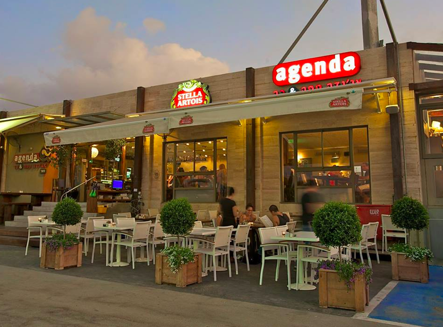 Gas and sushi, in Caesarea (Courtesy Agenda)