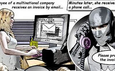 A cartoon rendition of the "French Connection" hack attack (Photo credit: Courtesy)
