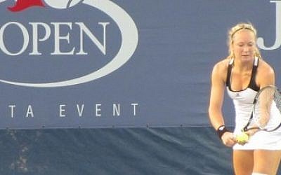 Israeli tennis player Julia Glushko (Photo credit: Howard Blas)