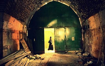 A vaulted room in the recently uncovered Crusader hospital in Jerusalem's Old City (photo credit: Courtesy Israel Antiquities Authority)
