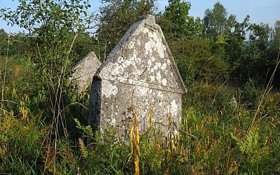 A Jewish cemetery in Checiny, Poland (illustrative photo; credit: K. Bielawski/www.sztetl.org.pl)