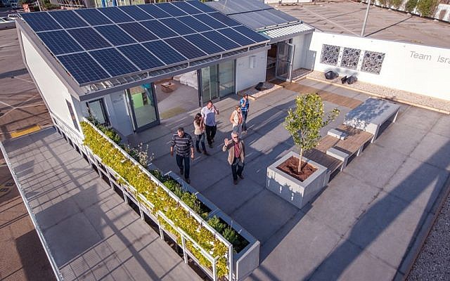 Israel's 'green house' entry in the 2013 Solar Decathlon (Photo credit: Courtesy)