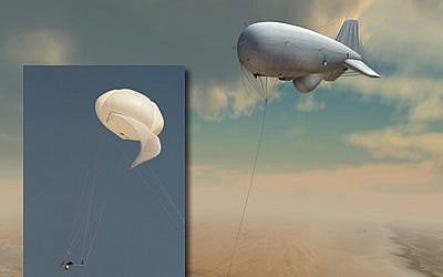 The Israeli defense company, RAFAEL, makes the STRATUS aerostat system. (Photo credit: Courtesy RAFAEL Advanced Defense Systems, Ltd.)