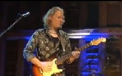 British blues guitarist Matt Schofield (photo credit: screen capture/YouTube)
