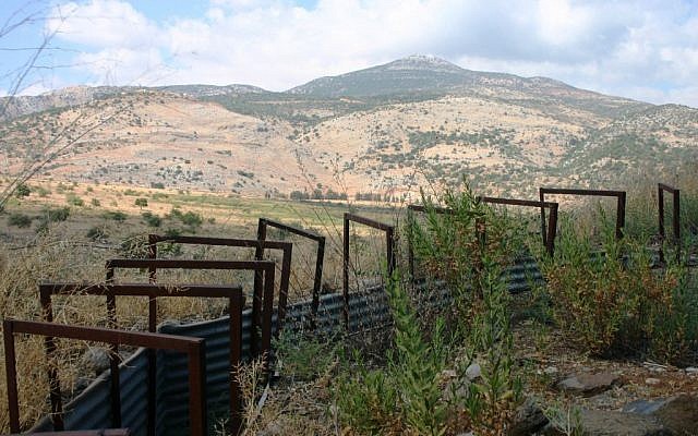 Crisscrossed by bunkers and trenches (photo credit: Shmuel Baram)