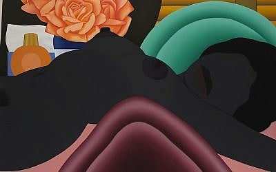 Tom Wesselmann's Big Brown Nude, 1971 (photo credit: Elad Sarig; © Estate of Tom Wesselmann / Licensed by VAGA)