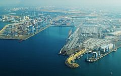 Ashdod Port (Photo credit: Courtesy Amos Maron/WikiAir Israel)