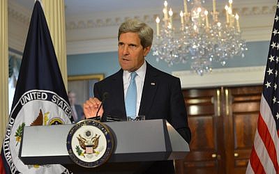 US Secretary of State John Kerry (photo credit: State Department)