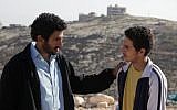 Razi, left, and Sanfur, played by Tsahi Halevy and Shadi Mar'i (Photo credit: Vered Adir/ Courtesy)
