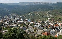 View of the village of Daburiyya (photo credit: CC BY Wikipedia)
