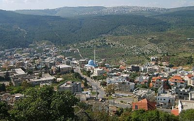View of the village of Daburiyya (photo credit: CC BY Wikipedia)