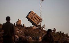 An Iron Dome missile-defense system. (photo credit: Flash90)