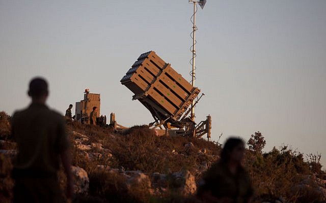 An Iron Dome missile-defense system. (photo credit: Flash90)