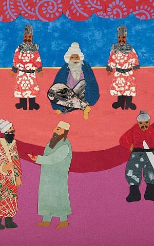 An illustration from 'Jewish Fairy Tale Feasts: A Literary Cookbook,' which offers recipes along with its collection of Jewish folk tales. (photo credit: Courtesy Interlink Publishing Group/JTA)