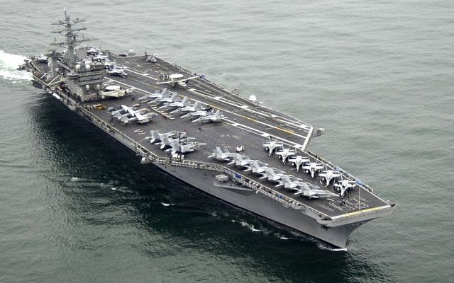The USS Nimitz (photo credit: US Navy/Wikipedia)