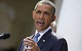 US President Barack Obama delivers remarks about the crisis in Syria in the Rose Garden of the White House in Washington, Saturday, Aug. 31, 2013. (AP/Evan Vucci)