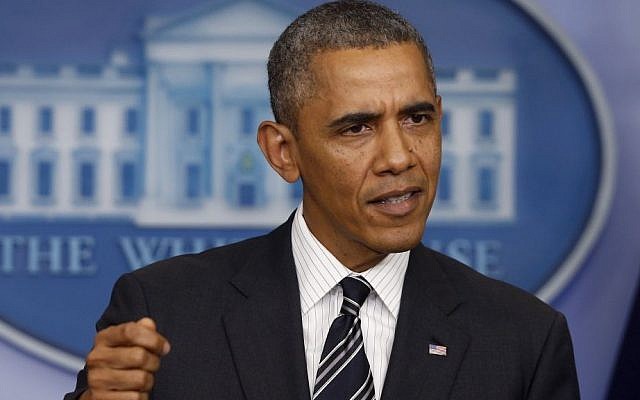 US President Barack Obama (photo credit: AP/Charles Dharapak)