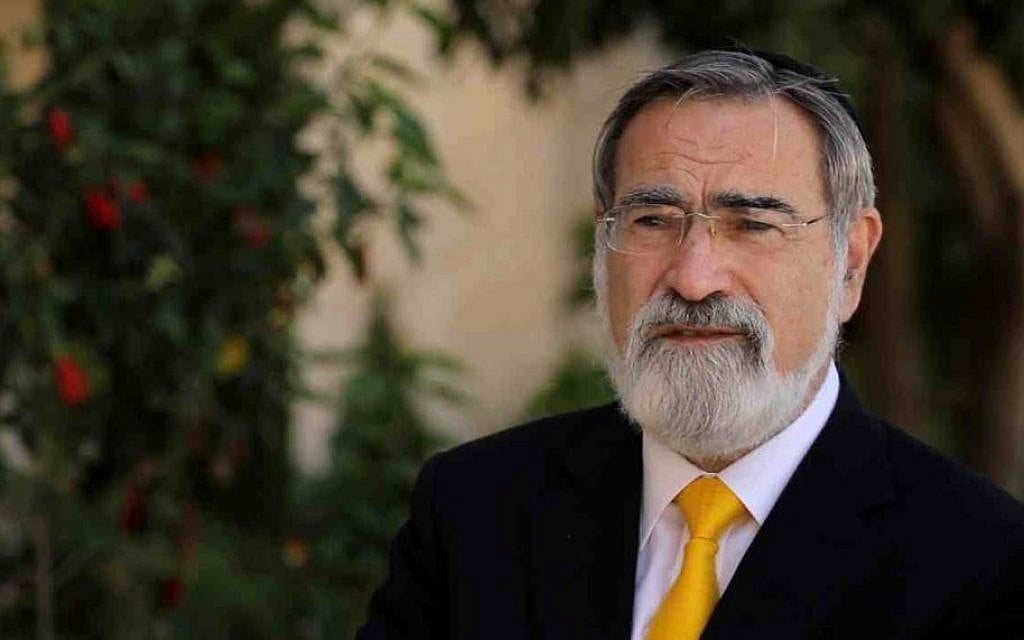 Rabbi Jonathan Sacks. (Courtesy Core18) Rabbi Jonathan Sacks. (Courtesy Core18)