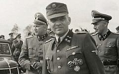 Rudolf Höss, the Commandant of Auschwitz, at the death camp in 1943 (Public domain)