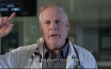 A Shaare Zedek Hospital doctor drops a beat in a YouTube video promoting hygiene. (screen capture: YouTube)
