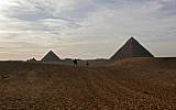 The Giza Pyramids, near Cairo, Egypt, March 30, 2006 (photo credit: Melanie Fidler /Flash90)