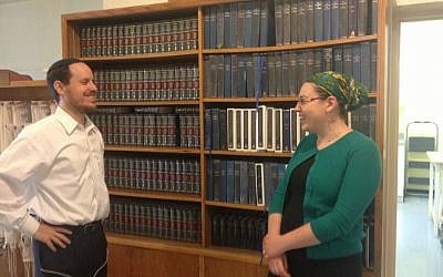 Rabbi Herzfeld and Maharat Ruth share rabbinical duties at Congregation Ohev Shalom/The National Synagogue in Washington, DC. (photo credit: Ben Zehavi)