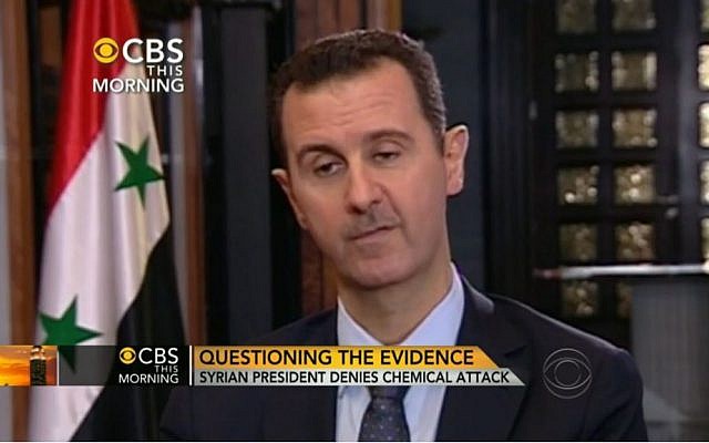 Bashar Assad speaking to Charlie Rose. (Screenshot: CBS News) Bashar Assad speaking to Charlie Rose. (Screenshot: CBS News)
