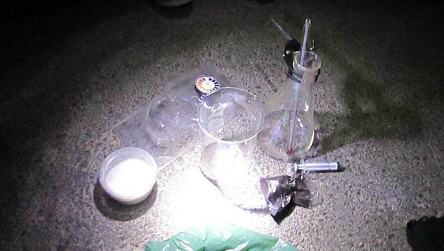 Lab equipment used for bomb-making confiscated by Israeli authorities in Ramallah (photo credit: courtesy Shin Beit)