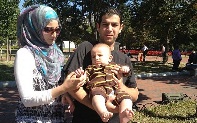 The Alskka family, outside the White House, September 30 (photo credit: Raphael Ahren/Times of Israel) The Alskka family, outside the White House, September 30 (photo credit: Raphael Ahren/Times of Israel)