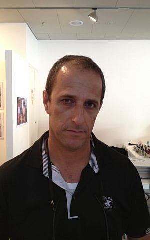 Ibrahim Abul-Heija of Tamra (photo credit: Elhanan Miller/Times of Israel)