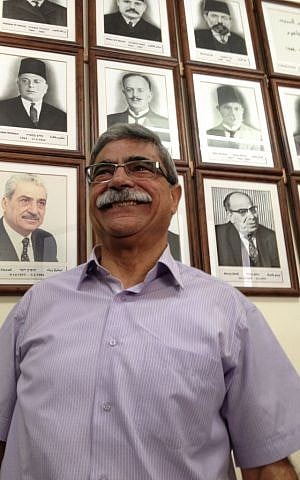 Mayoral incumbent Ramez Jaraisy in his office, October 10, 2013 (photo credit: Elhanan Miller/Times of Israel) Mayoral incumbent Ramez Jaraisy in his office, October 10, 2013 (photo credit: Elhanan Miller/Times of Israel)