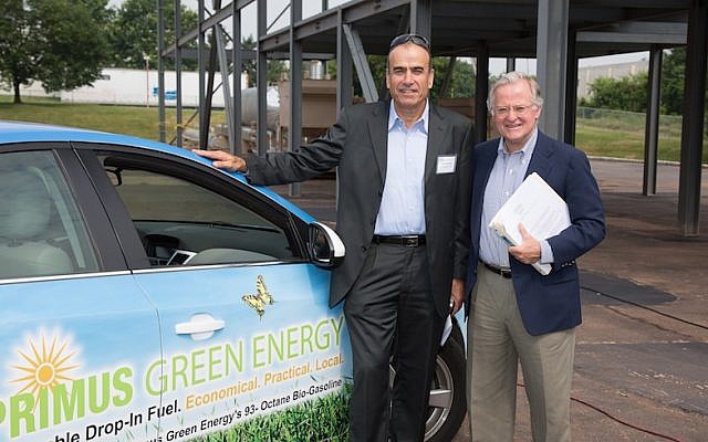 President and chairman of Primus Green Energy, Dr. Yom-Tov Samia (left) and CEO Robert Johnsen (photo credit: Primus Green Energy) President and chairman of Primus Green Energy, Dr. Yom-Tov Samia (left) and CEO Robert Johnsen (photo credit: Primus Green Energy)