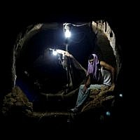 A Palestinian sits in one of Gaza's smuggling tunnels (photo credit: Hatem Moussa/AP) A Palestinian sits in one of Gaza's smuggling tunnels (photo credit: Hatem Moussa/AP)