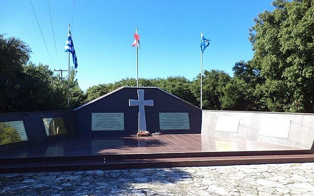 A memorial to fallen Italian soldiers on the island of Kefalonia, Greece (photo credit: George Tekmenidis/Wikimedia Commons) A memorial to fallen Italian soldiers on the island of Kefalonia, Greece (photo credit: George Tekmenidis/Wikimedia Commons)