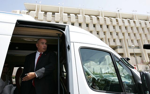 Dani Dankner, former head of Bank Hapoalim, leaving the Bank of Israel in 2009. Dankner was convicted of fraud on Thursday and ordered to pay a hefty fine. (photo credit: Kobi Gideon/Flash90) Dani Dankner, former head of Bank Hapoalim, leaving the Bank of Israel in 2009. Dankner was convicted of fraud on Thursday and ordered to pay a hefty fine. (photo credit: Kobi Gideon/Flash90)