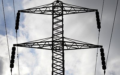 Power lines in Israel on December 27, 2012. (photo credit: Louis Fisher/Flash90)