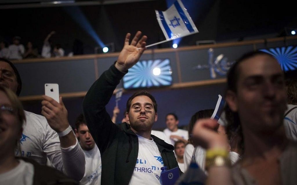 Young Jewish adults from all over the world participating in the Taglit Birthright program celebrate 10 years of the Birthright program at an event held at the International Conference Center in Jerusalem, January 7, 2013. (photo credit: Yonatan Sindel/Flash90) Young Jewish adults from all over the world participating in the Taglit Birthright program celebrate 10 years of the Birthright program at an event held at the International Conference Center in Jerusalem, January 7, 2013. (photo credit: Yonatan Sindel/Flash90)